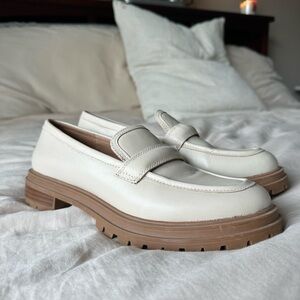 Madewell Bradley lugsole loafer in leather